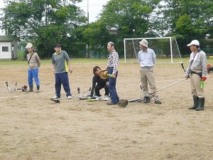 地区の住民の方の協力もありました。\\