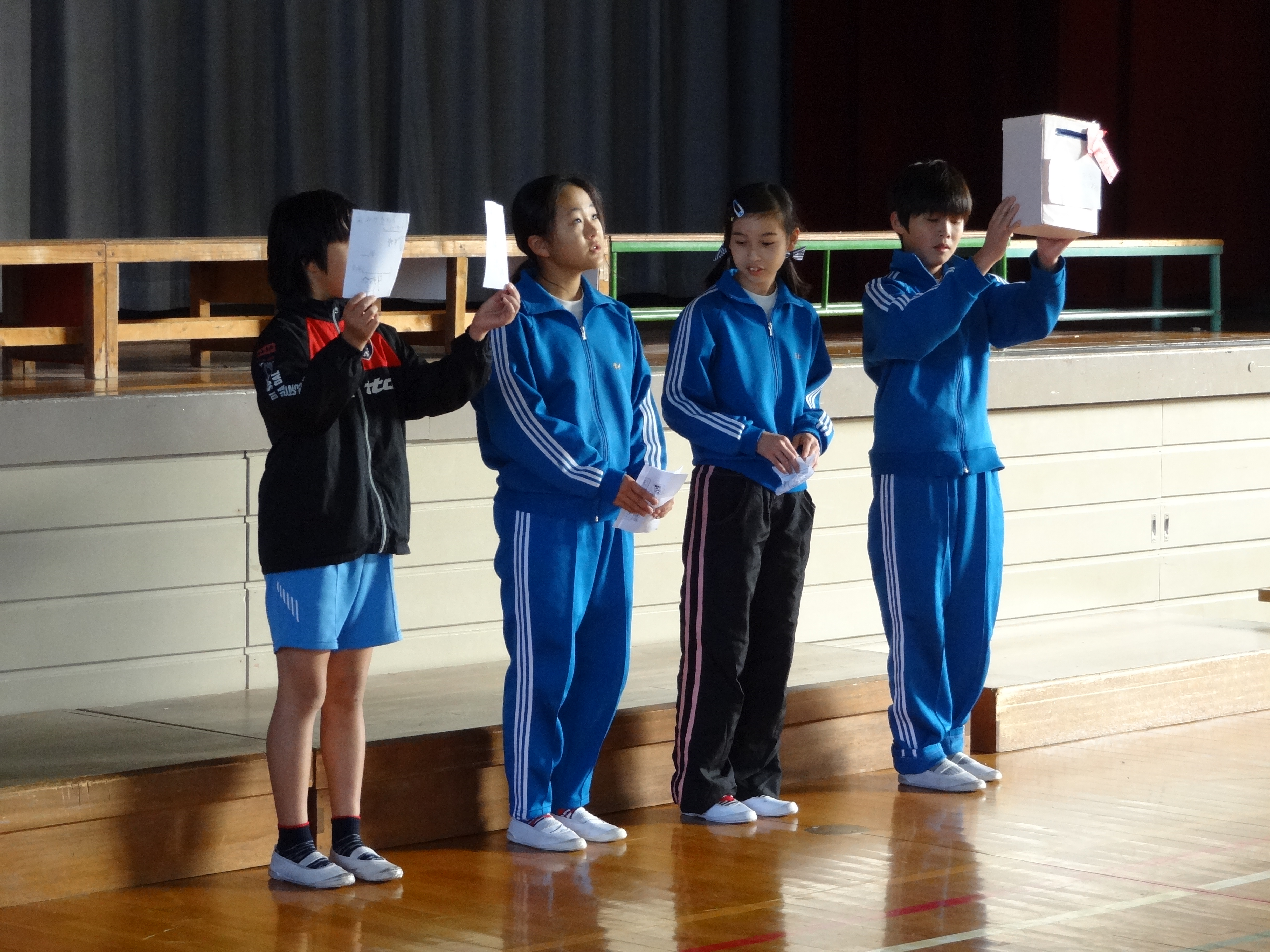 H27 11 11 水 児童朝会 鹿嶋市立中野西小学校 公式 Kashimacity Nakanonishi Elementary School